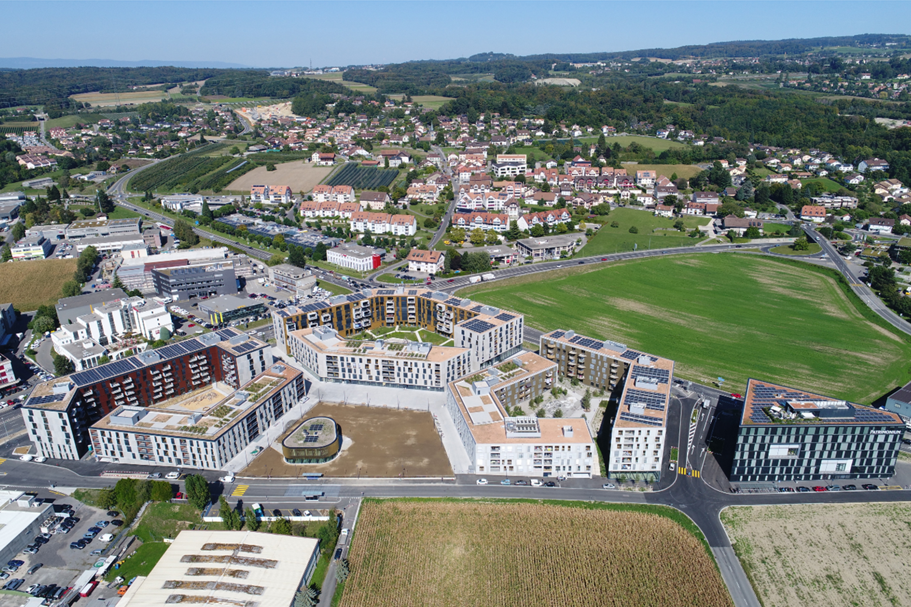 Oassis, the new sustainable quarter in Crissier is now ready to live in