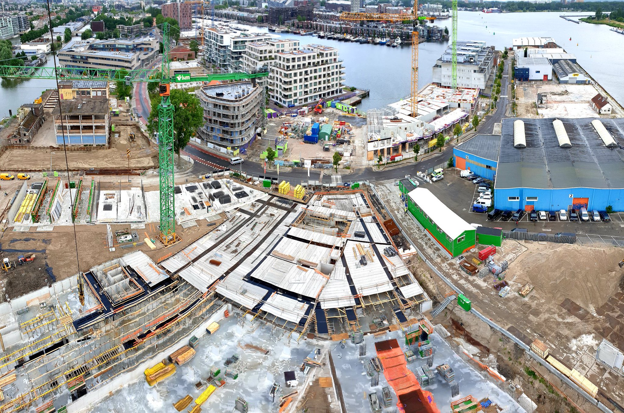 KCAP Progress Construction on Cruquius Island Housing, in Amsterdam