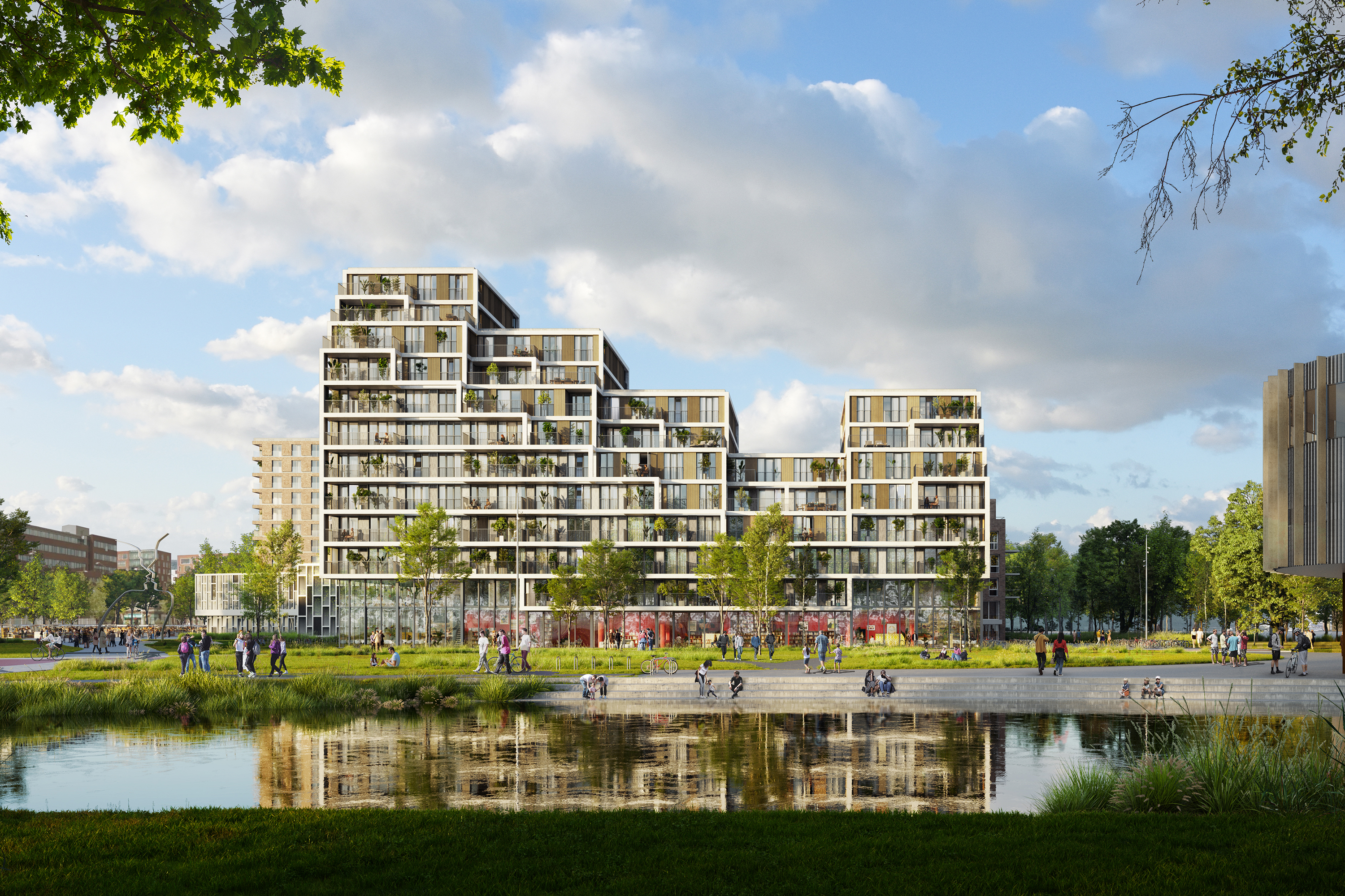 KCAP designs ensemble Cluster 6 in Amsterdam South-East