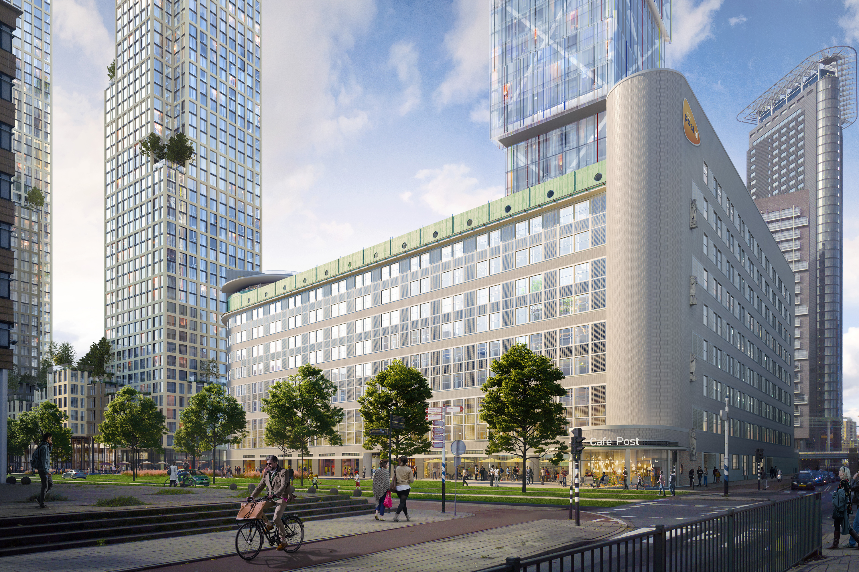 KCAP transforms Stationspostgebouw in HS Kwartier The Hague