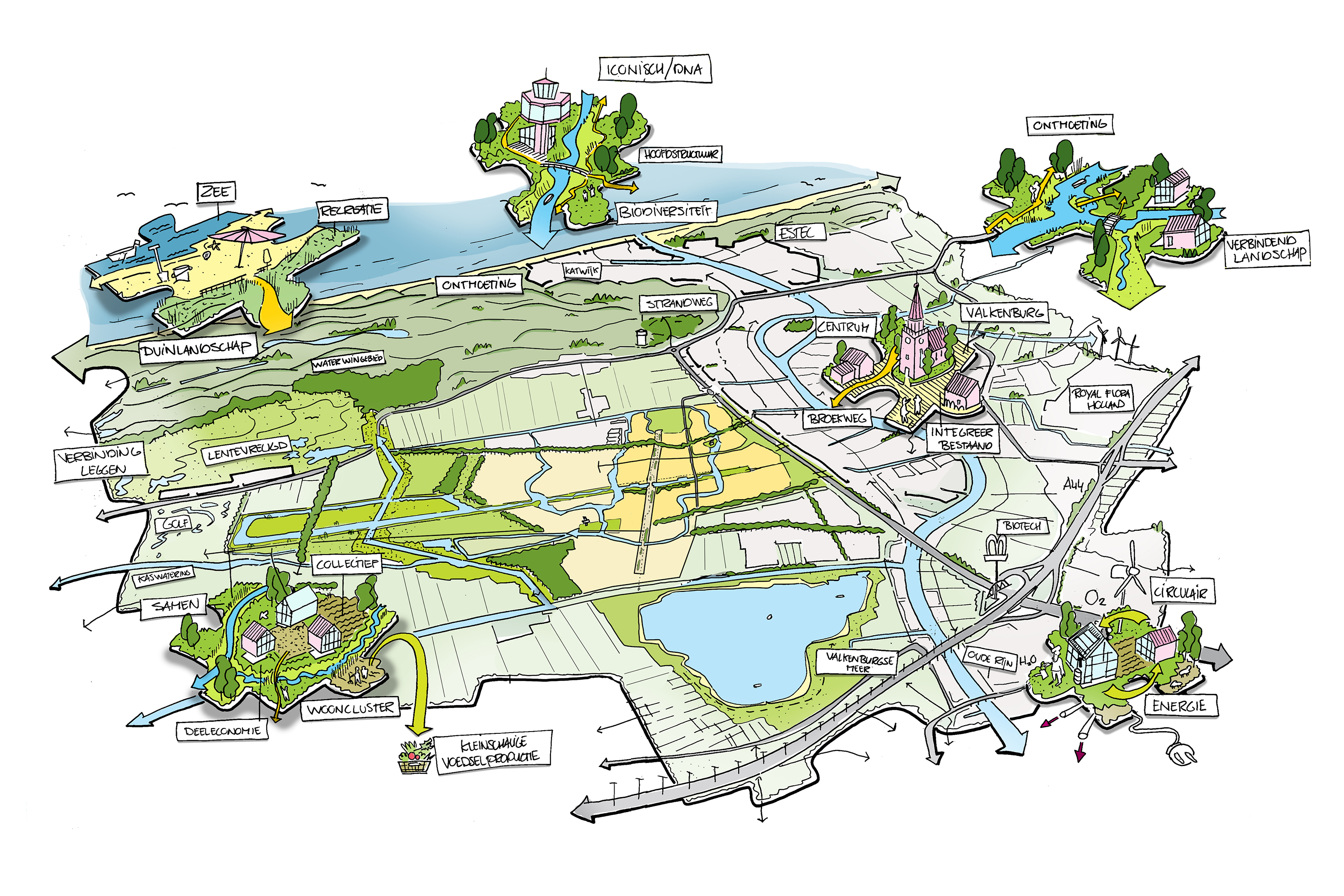 Spatial Development Framework for former naval airfield Valkenburg